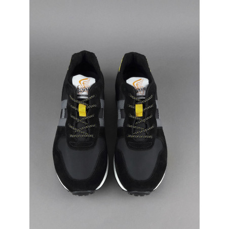 Hogan Sneakers H383 Uomo Camoscio Tela Nero Giallo Pezzo 300,00
