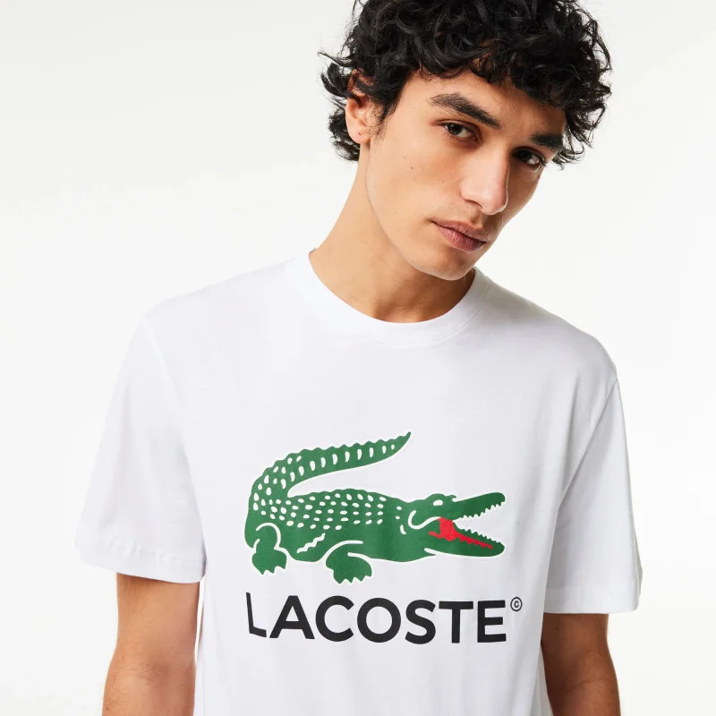 Lacoste _ _ T-Shirt Cotone Pima Bianco Prezzo 70,00