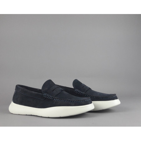 Frau Mocassino Uomo Camoscio Blu Scuro Prezzo 135,00