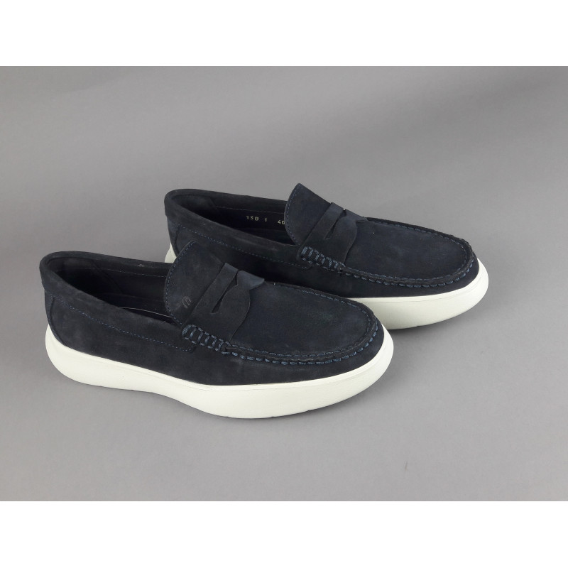 Frau Mocassino Uomo Camoscio Blu Scuro Prezzo 135,00