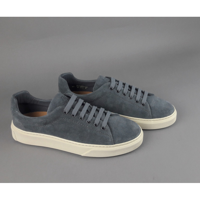 Frau _ _ Sneakers Uomo Camoscio Blu Prezzo 155,00