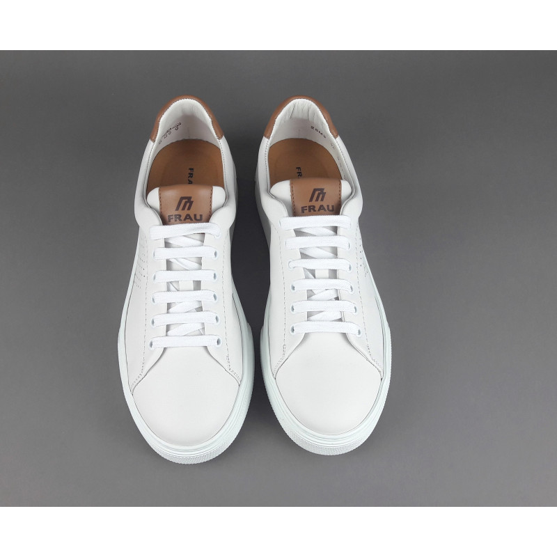 Frau _ _ Sneakers Uomo Pelle Bianco Prezzo 159,00