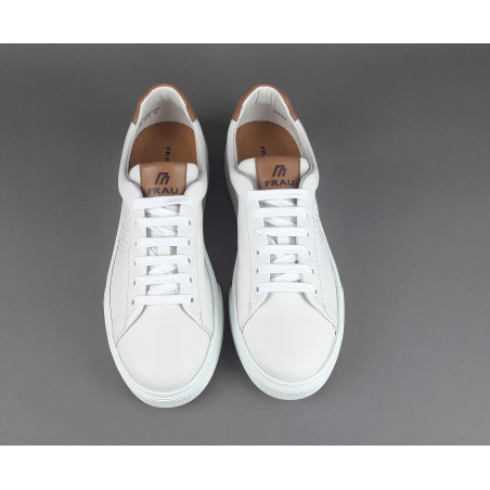 Frau _ _ Sneakers Uomo Pelle Bianco Prezzo 159,00
