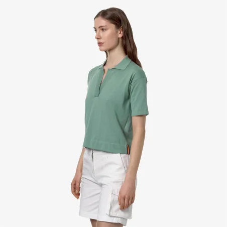 K-Way _ _ Marlhes Polo Donna Verde Salvia Prezzo 130,00