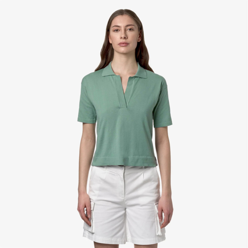 K-Way _ _ Marlhes Polo Donna Verde Salvia Prezzo 130,00