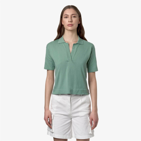 K-Way _ _ Marlhes Polo Donna Verde Salvia Prezzo 130,00