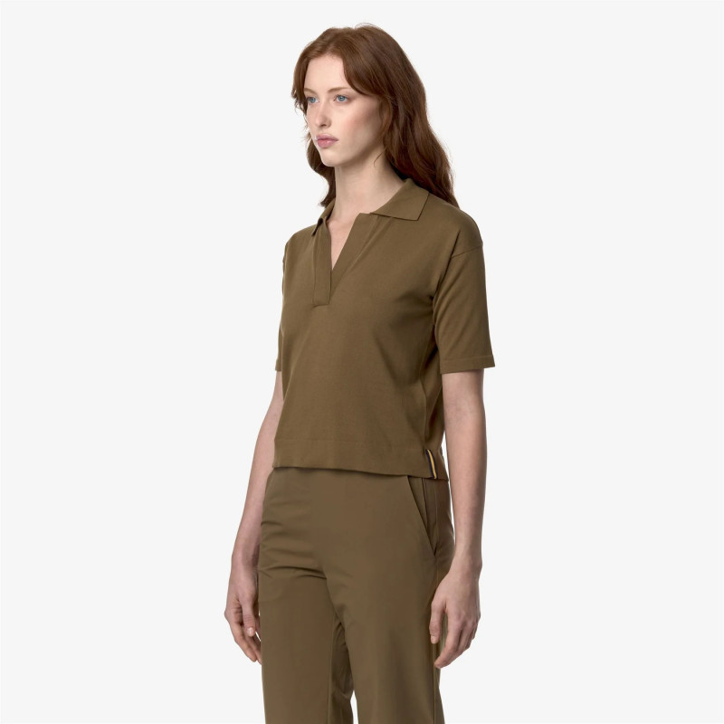 K-Way _ _ Marlhes Polo Donna Talpa Scuro Prezzo 130,00
