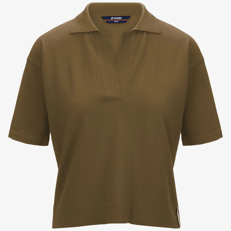 K-Way _ _ Marlhes Polo Donna Talpa Scuro Prezzo 130,00