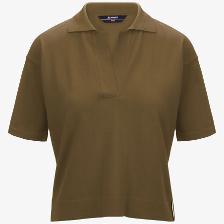 K-Way _ _ Marlhes Polo Donna Talpa Scuro Prezzo 130,00