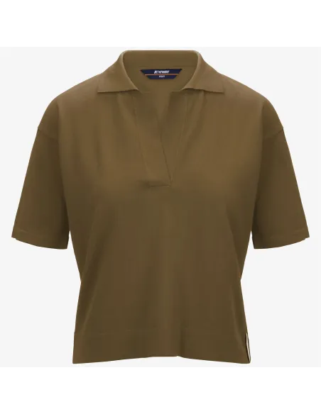 K-Way _ _ Marlhes Polo Donna Talpa Scuro Prezzo 130,00