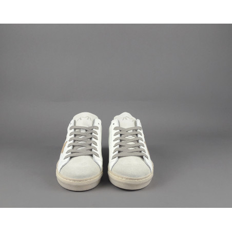 Ama Brand Sneakers Donna Snk Pelle Bianco Prezzo 198,00