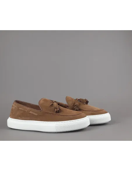 Fratelli Rossetti _ _ Mocassino Uomo Brera Camoscio Marrone Chiaro Prezzo 360,00