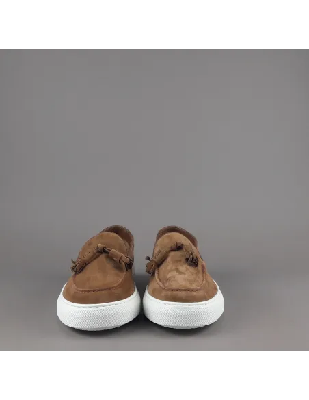 Fratelli Rossetti _ _ Mocassino Uomo Brera Camoscio Marrone Chiaro Prezzo 360,00
