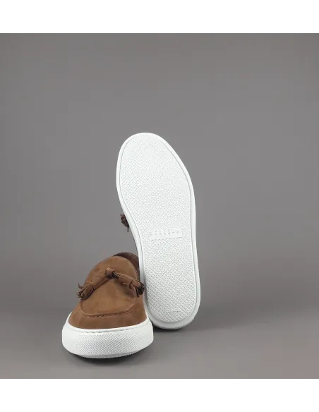 Fratelli Rossetti _ _ Mocassino Uomo Brera Camoscio Marrone Chiaro Prezzo 360,00