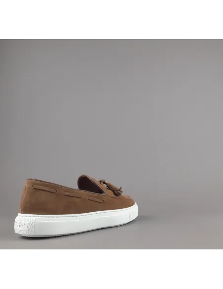 Fratelli Rossetti _ _ Mocassino Uomo Brera Camoscio Marrone Chiaro Prezzo 360,00