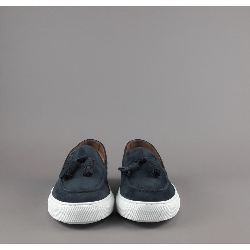 Fratelli Rossetti _ _ Mocassino Uomo Brera Camoscio Blu Scuro Prezzo 360,00