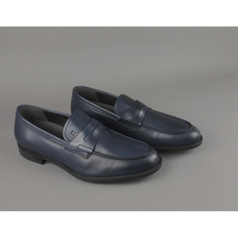 Fratelli Rossetti _ _ Mocassino Uomo Pelle Blu Scuro Prezzo 360,00