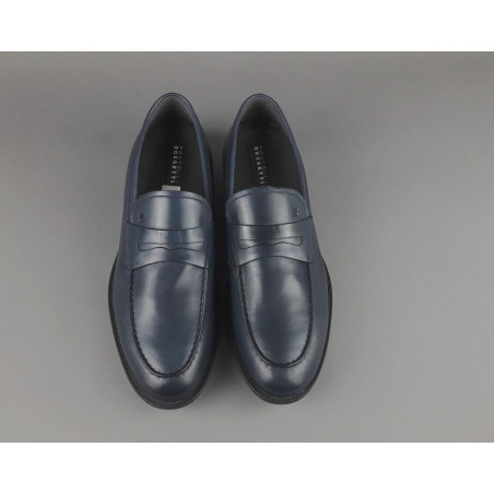 Fratelli Rossetti _ _ Mocassino Uomo Pelle Blu Scuro Prezzo 360,00