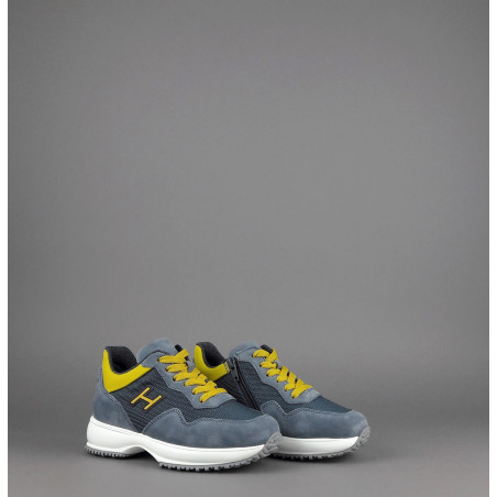 Hogan Interactive Junior Camoscio Tela Avion Chiaro H Flock Prezzo 190,00