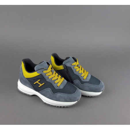 Hogan Interactive Junior Camoscio Tela Avion Chiaro H Flock Prezzo 190,00