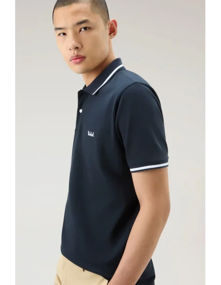 Woolrich _ _ Polo Uomo Monterey Cotone Stretch Prezzo 100,00