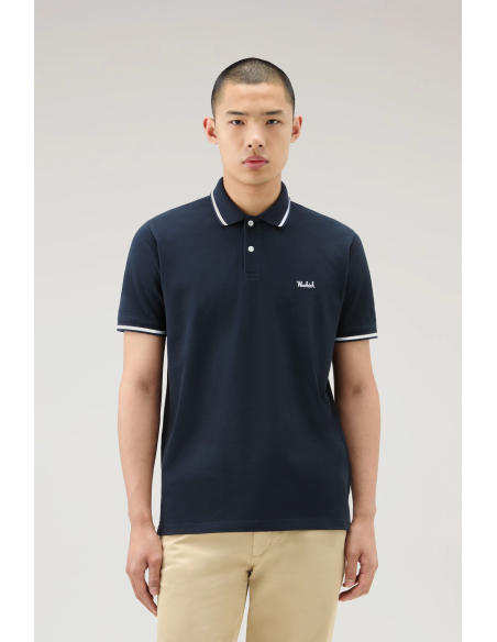 Woolrich _ _ Polo Uomo Monterey Cotone Stretch Prezzo 100,00