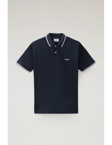 Woolrich _ _ Polo Uomo Monterey Cotone Stretch Prezzo 100,00