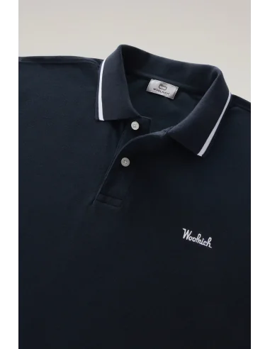 Woolrich _ _ Polo Uomo Monterey Cotone Stretch Prezzo 100,00