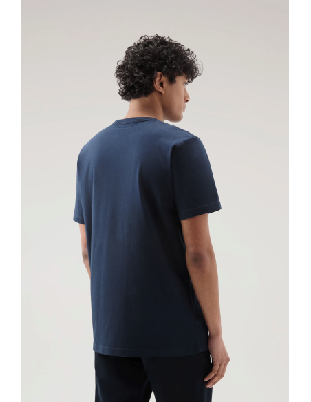 Woolrich _ _ T-Shirt Cotone Con Stampa Sul Petto Prezzo 70,00