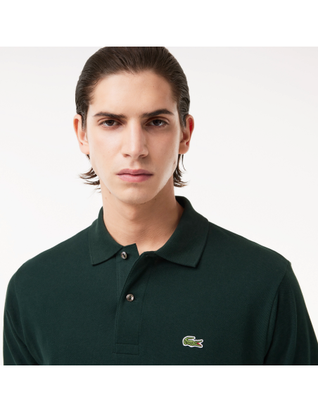 Polo lacoste verde scuro hotsell