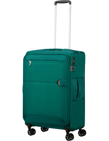 Samsonite _ _ Trolley Medium Urbify Nylon Verde Scuro Prezzo 199,00