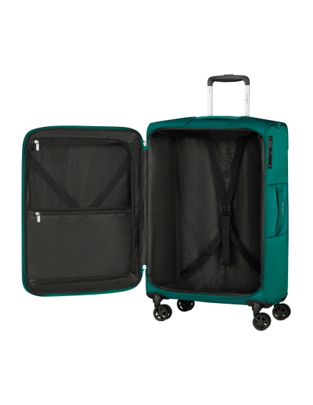 Samsonite _ _ Sa Trolley Medium Urbify Nylon Verde Scuro Prezzo 199,00