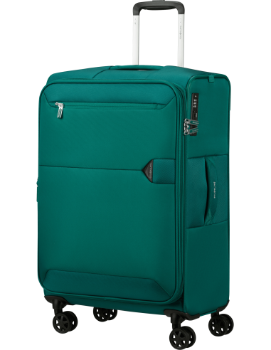 Samsonite _ _ Trolley Medium Urbify Nylon Verde Scuro Prezzo 199,00