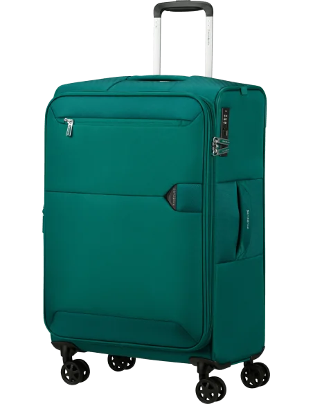 Samsonite _ _ Trolley Medium Urbify Nylon Verde Scuro Prezzo 199,00