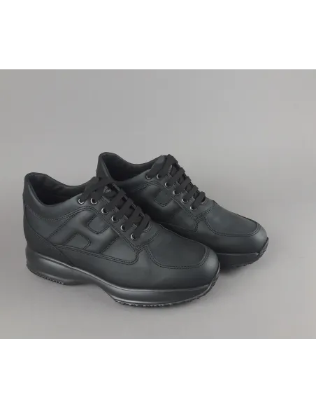 Hogan /// Interactive Uomo Pelle Nero H Imbottita Prezzo 420,00