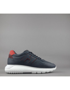 Hogan /// Interactive3 Uomo Pelle Blu Scuro H Cucita Prezzo 390,00