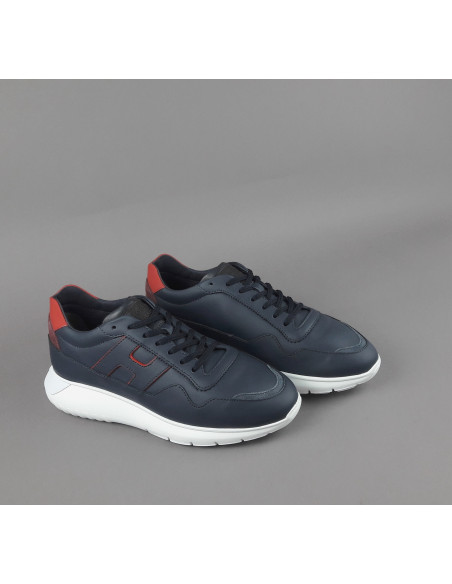 Hogan /// Interactive3 Uomo Pelle Blu Scuro H Cucita Prezzo 390,00