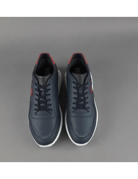 Hogan /// Interactive3 Uomo Pelle Blu Scuro H Cucita Prezzo 390,00