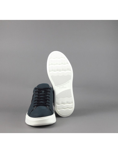 Hogan /// Sneakers H580 Uomo Nabuk Blu Scuro Prezzo 390,00