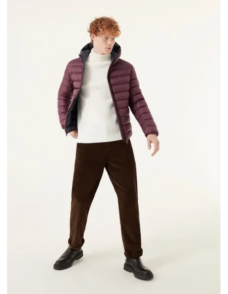 Colmar Piumino Uomo Tessuto Tecnico Bordeaux Cappucio Fisso Prezzo 370,00