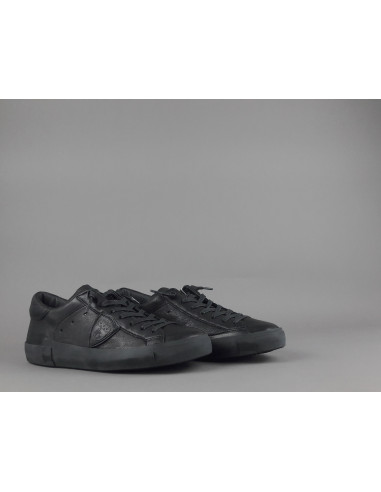 Philippe Model /// Sneakers Uomo Paris x Pelle Nero Prezzo 320,00