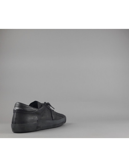 Philippe Model /// Sneakers Uomo Paris x Pelle Nero Prezzo 320,00