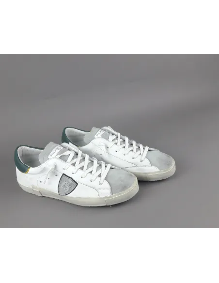 Philippe Model /// Sneakers Uomo Paris x Pelle Bianco Prezzo 320,00