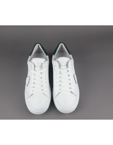 Philippe Model /// Sneakers Uomo New Temple Pelle Bianco Spoiler Velluto Prezzo 340,00