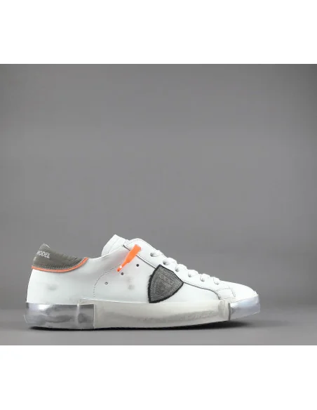 Philippe Model /// Sneakers Uomo Paris x Pelle Bianco Prezzo 340,00