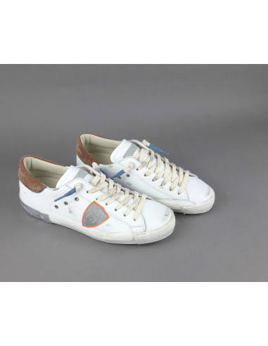 Philippe Model /// Sneakers Uomo Paris x Pelle Bianco Prezzo 340,00