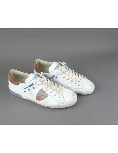 Philippe Model /// Sneakers Uomo Paris x Pelle Bianco Prezzo 340,00