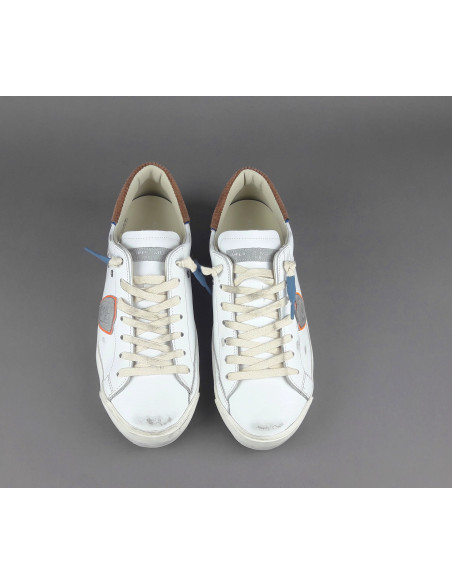 Philippe Model /// Sneakers Uomo Paris x Pelle Bianco Prezzo 340,00