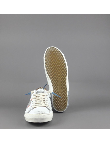 Philippe Model /// Sneakers Uomo Paris x Pelle Bianco Prezzo 340,00