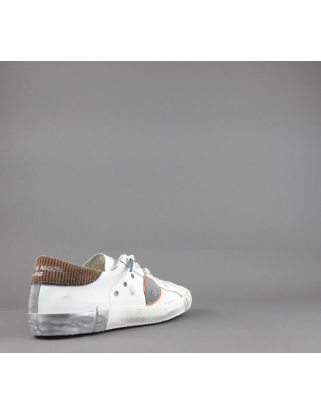 Philippe Model /// Sneakers Uomo Paris x Pelle Bianco Prezzo 340,00